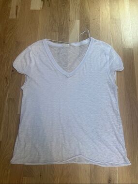 We The Free White V-Neck Short Sleeve Tee